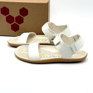 NEW Vivobarefoot Sensus Yin Barefoot Women's Sandal Leather Limestone 209566-02